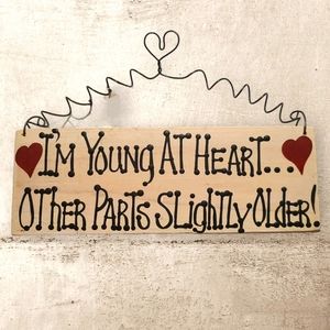 FUNNY HUMOROUS WALL WOODEN SIGN